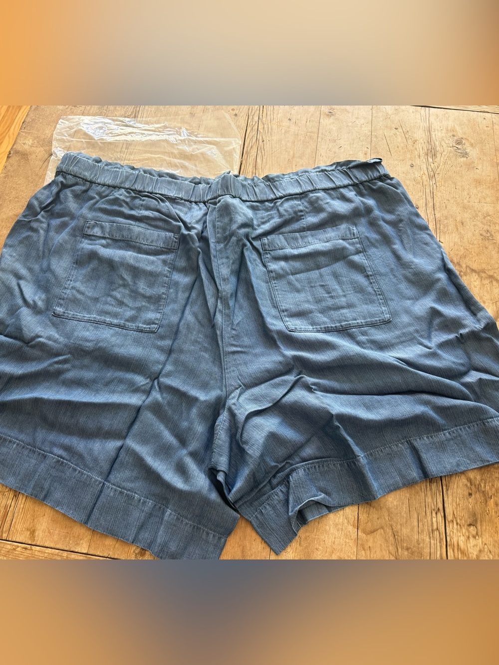J. Jill pull on blue lightweight denim shorts NWT size 4X - Picture 7 of 8